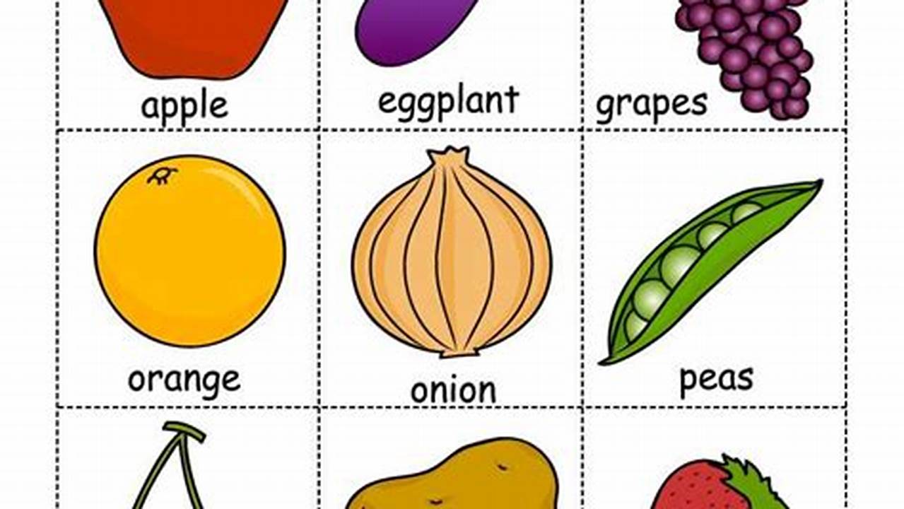 Capture Nature's Beauty: Discover the World of Free Printable Fruit & Veggie Images!