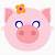 free printable pig mask template