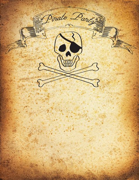 just Sweet and Simple Pirate Party Invitations