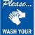free printable please wash your hands sign