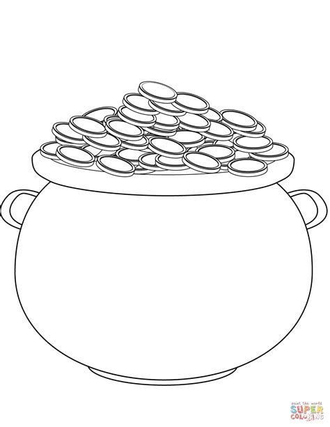 Free Printable Pot Of Gold Coloring Pages Free Printable
