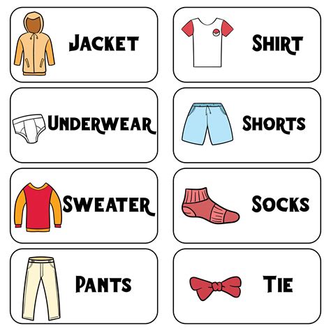 Printable Labels For Organizing Kids Clothes , Clothes Kids Labels 