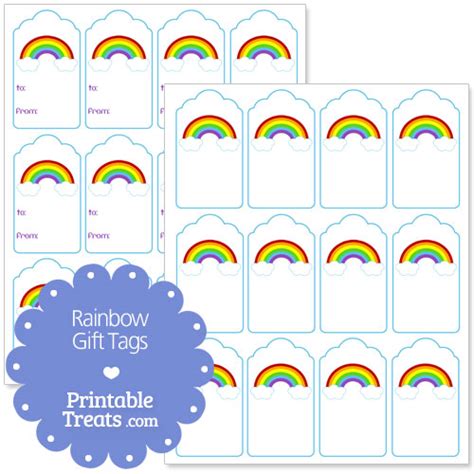 Rainbow In A Jar & Free Rainbow Printables • Glitter 'N' Spice