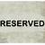 free printable reserved sign