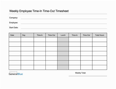 15 Sample Weekly Timesheet Templates for Free Download Sample Templates