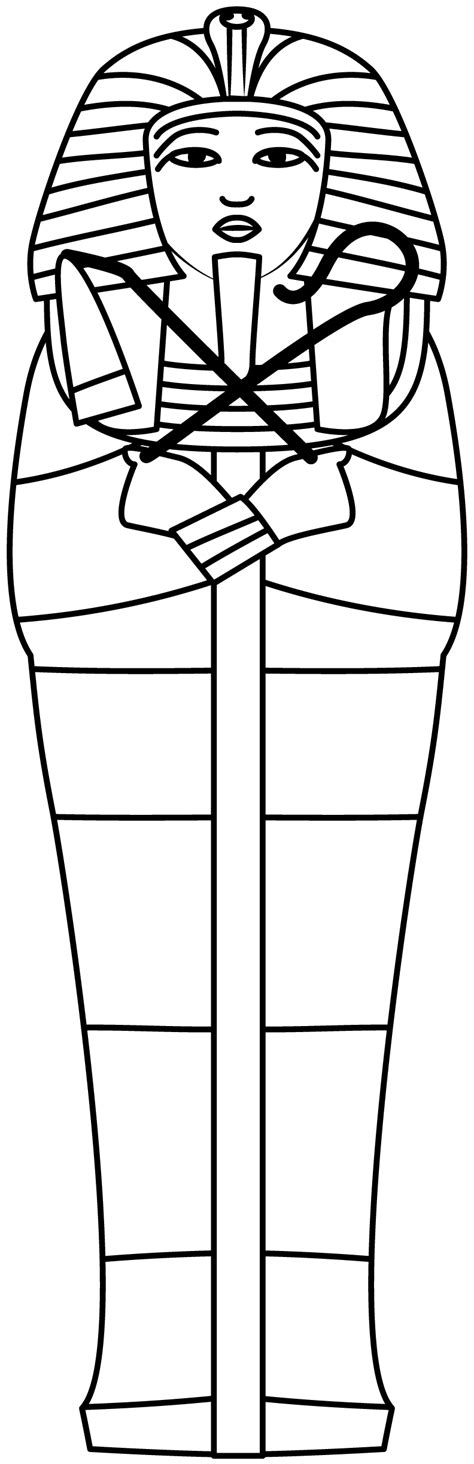 Sarcophagus Coloring Page at Free printable