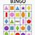 free printable shape bingo cards