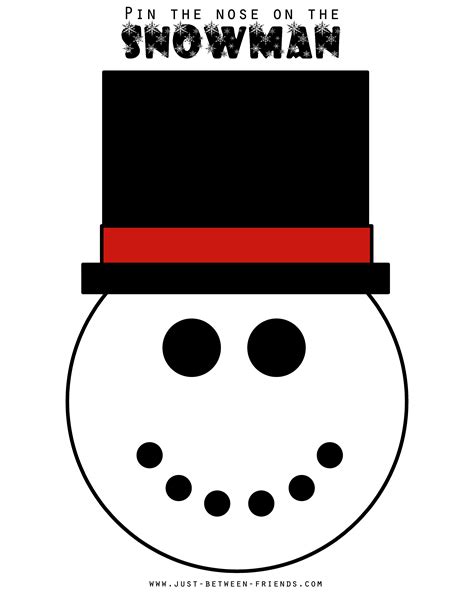 Image result for snowman carrot nose template Printable snowman