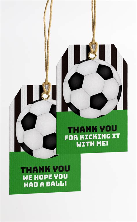 Printable Soccer Thank you tags Etsy Thank you tags, Sheet labels