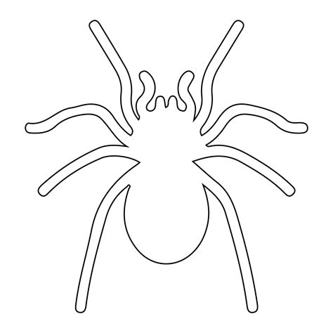 Free Printable Spider Template