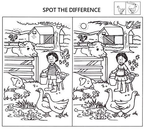 Free Printable Spot The Difference Worksheets Free Printable