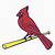 free printable st louis cardinals logo outline shapes svg file