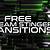 free printable stinger transition template