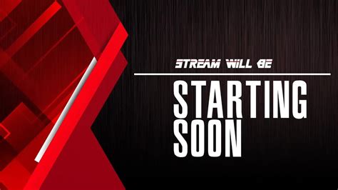 Free Stream Starting Soon Template PRINTABLE TEMPLATES