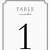 free printable table number cards template