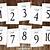 free printable table number templates