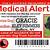 free printable templete seizure dog id card template