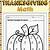 free printable thanksgiving math worksheets for 5th grade