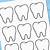 free printable tooth template - high resolution printable