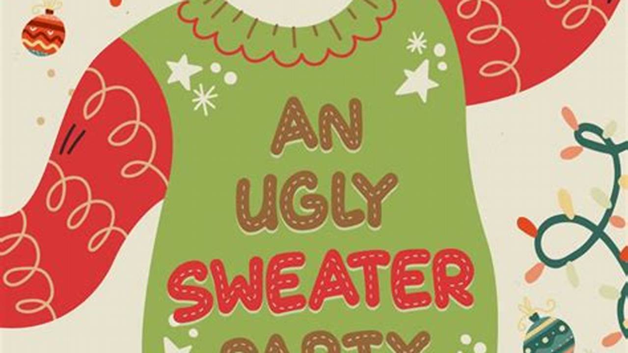 Unlock Festive Cheer with Free Printable Ugly Sweater Invitation Templates