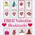 free printable valentine bookmarks - high resolution printable