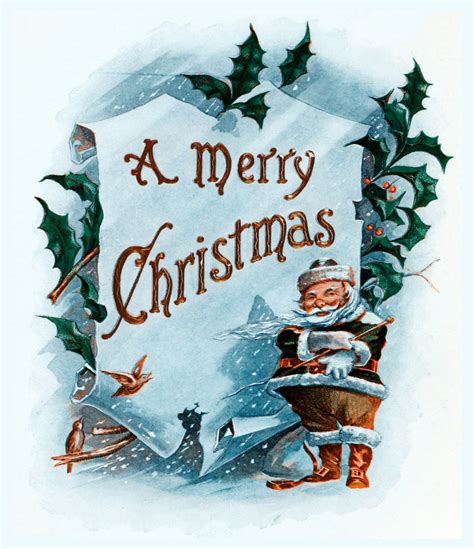 Free Printable Vintage Christmas Cards