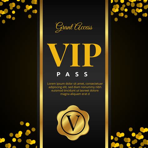 60+ Best VIP Pass Card Templates Free & Premium