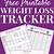 free printable weight tracker