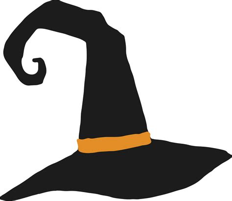 13 free printable Witch Hat coloring pages in vector format, easy to
