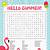 free printable word search summer