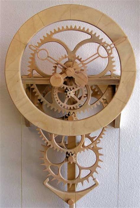 212 Wooden Gear Clock The Wood Whisperer