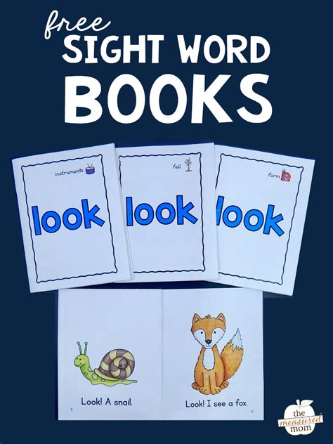 Mini PreReader Sight Word Book Printables Little Lifelong Learners
