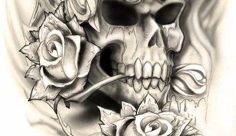 Free Skull Tattoo Designs To Print - Cliparts.co