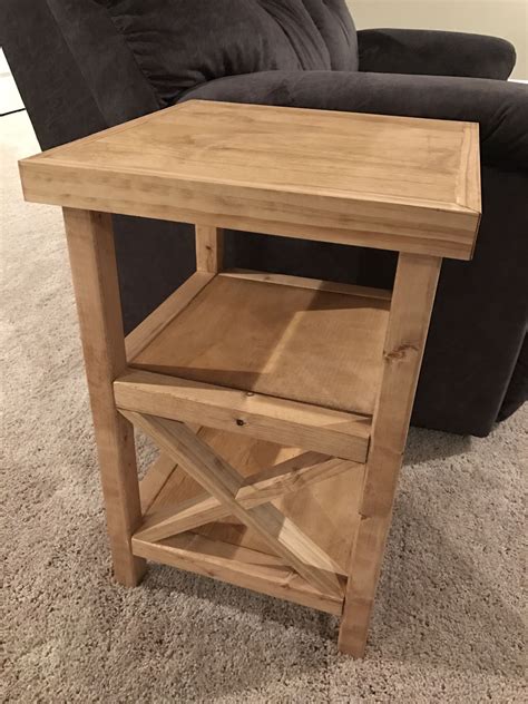 Ana White Build a Tryde End Table with Shelf Updated Pocket Hole