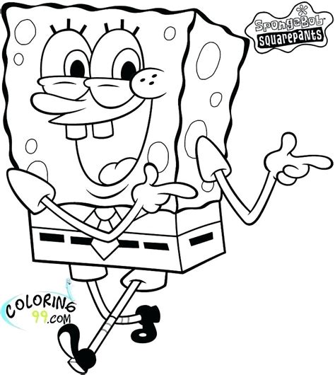 Free Spongebob Coloring Pages Pdf