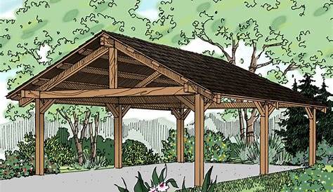 Free Standing Carport Plans Attached Garden How To Build