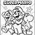 free super mario brothers coloring pages