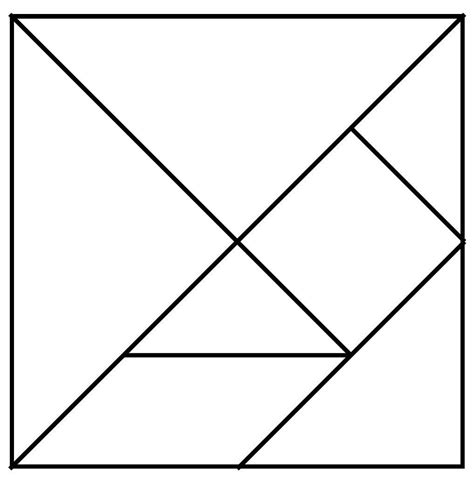 Two Tangram Sets Free template Providing teachers and pupils with