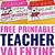 free teacher valentine printables