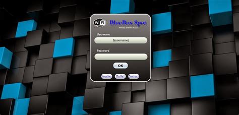 BlueBox Mikrotik Hotspot Login Page Free Template Mars DSL Broadband