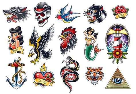 Revolutionary Free Traditional Tattoo Designs References