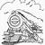 free train coloring pages printable