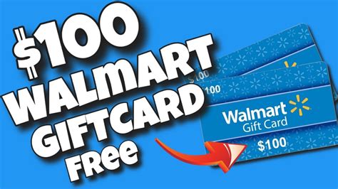 100 Walmart Gift Card FREE! Earn Walmart Gift Cards for FREE 2020