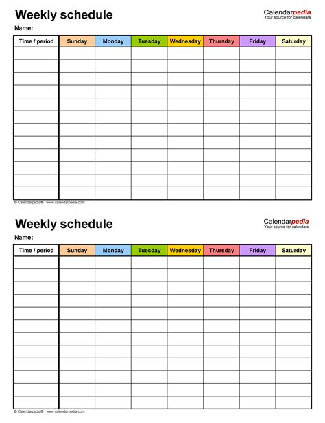 Free Printable Weekly Planner Our Class Nation Weekly planner