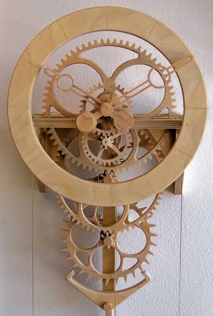 Free Wooden Gear Clock Plans Download WoodWorking Projects & Plans