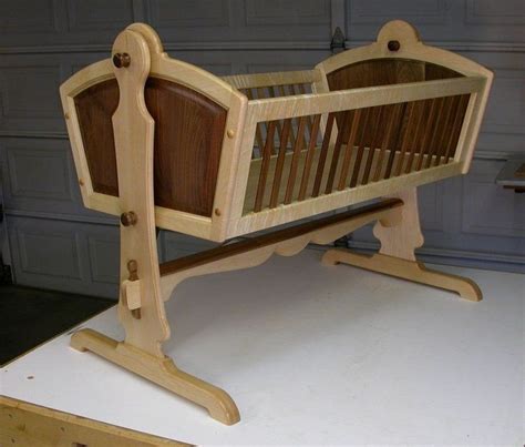 Wood Baby Cradle Plans Free Projects And Plans Woodworking