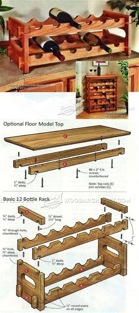 Woodwork Simple Wine Rack Plans PDF Plans