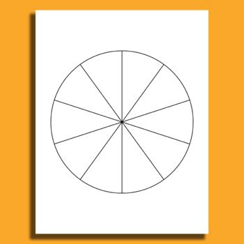 Free 10 Segment Circle Template Printable