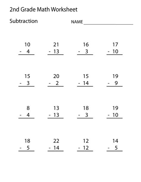 Free 2Nd Grade Math Printables