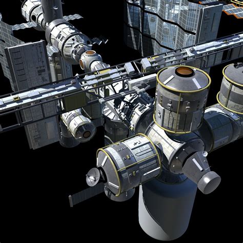 Free 3D Model Space Station
